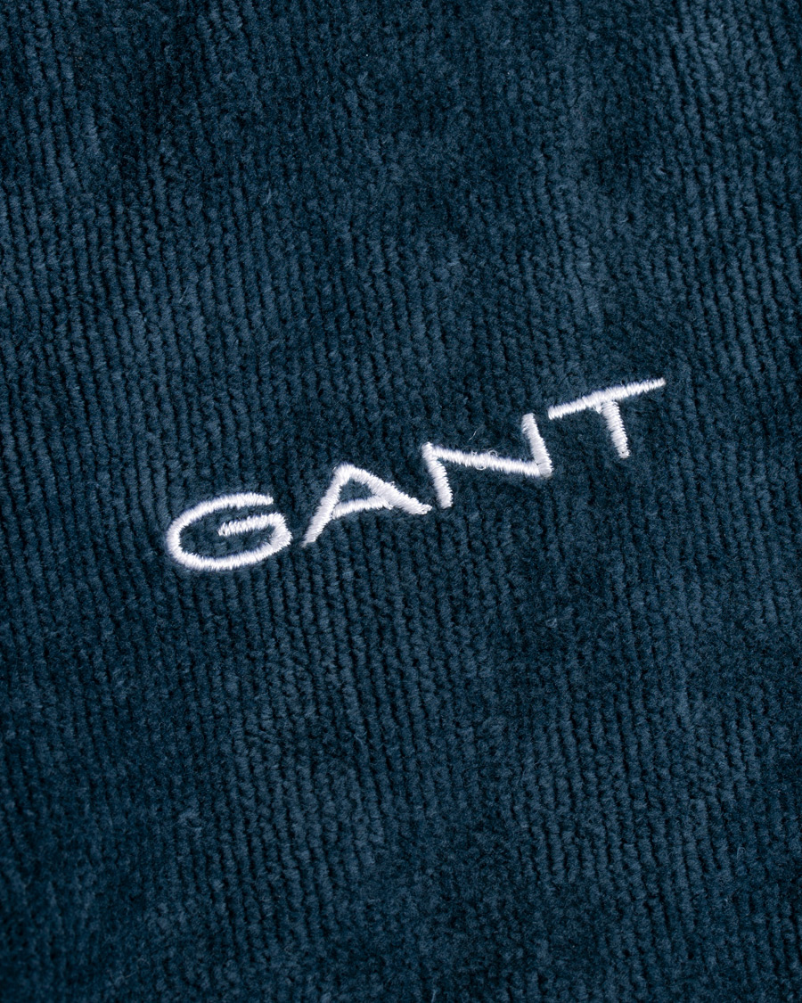 Herre | Pyjamaser og badekåper | GANT | Premium Velour Robe Evening Blue