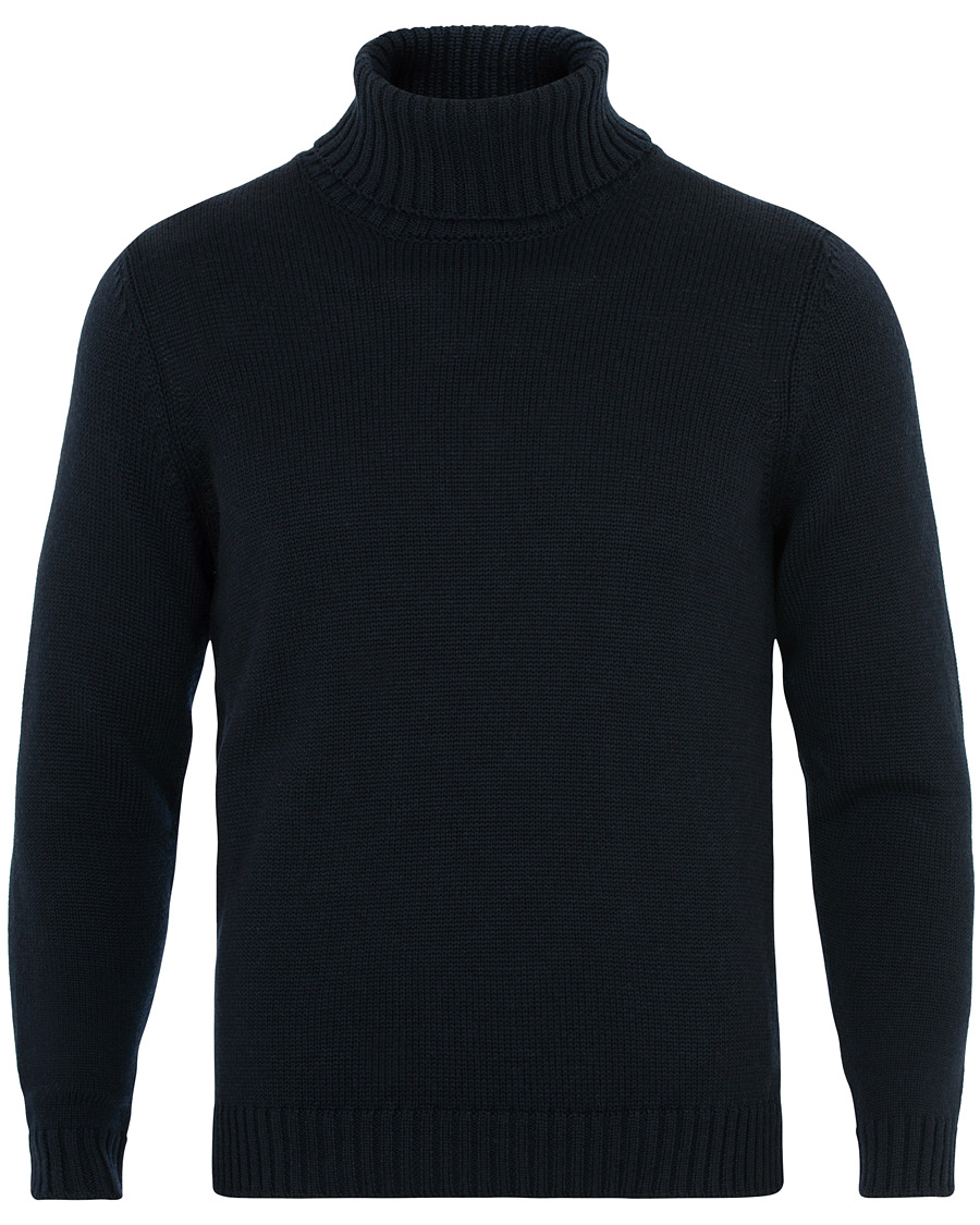 Herre | Gensere | Zanone | Virgin Merino Wool Rollneck Navy