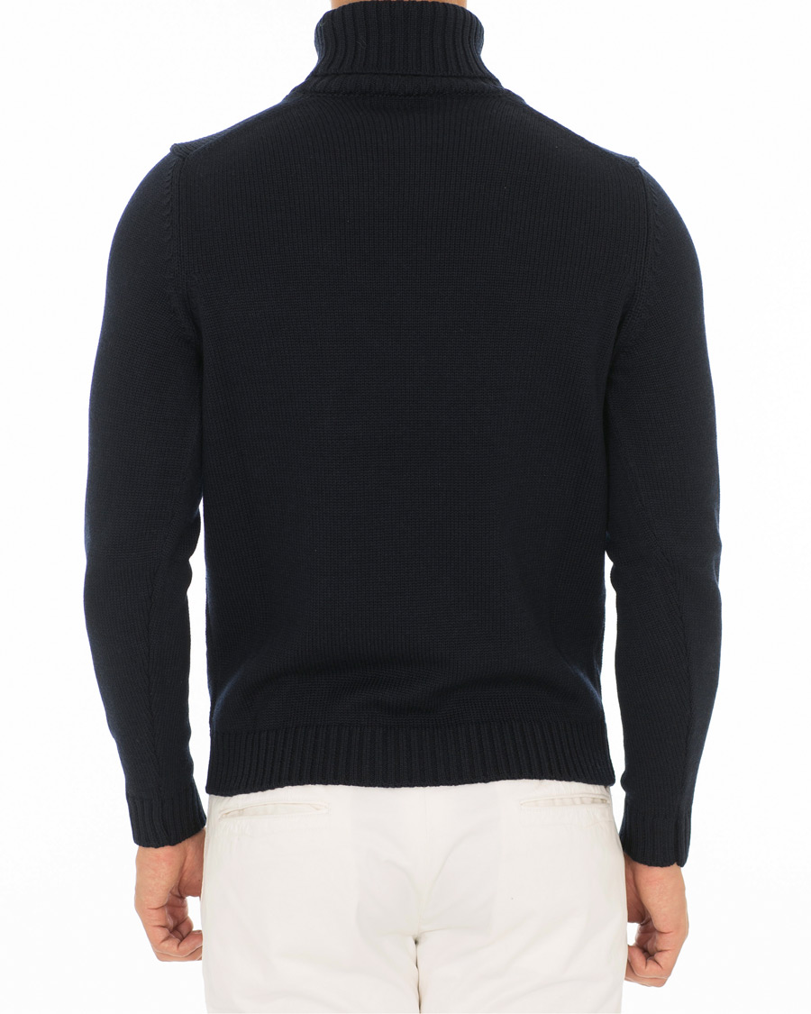 Herre | Gensere | Zanone | Virgin Merino Wool Rollneck Navy