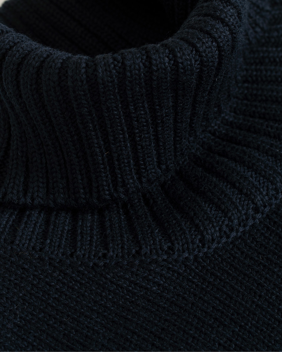 Herre | Gensere | Zanone | Virgin Merino Wool Rollneck Navy