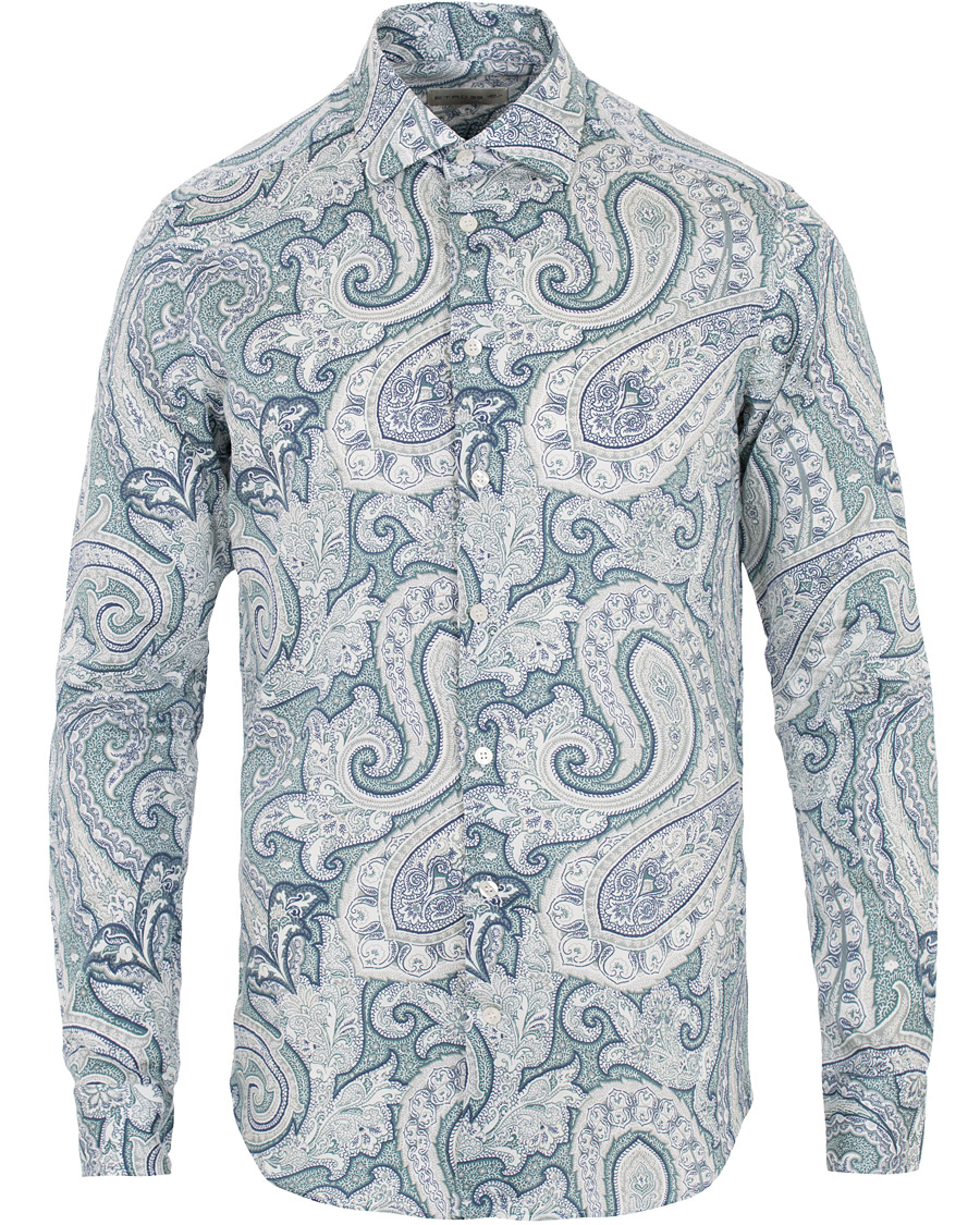 Herre | Skjorter | Etro | Mercurio Tonal Paisley Shirt White