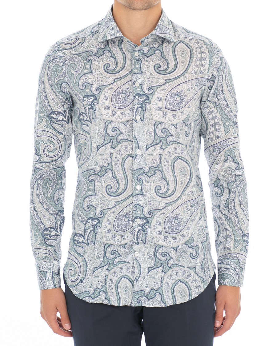 Herre | Skjorter | Etro | Mercurio Tonal Paisley Shirt White