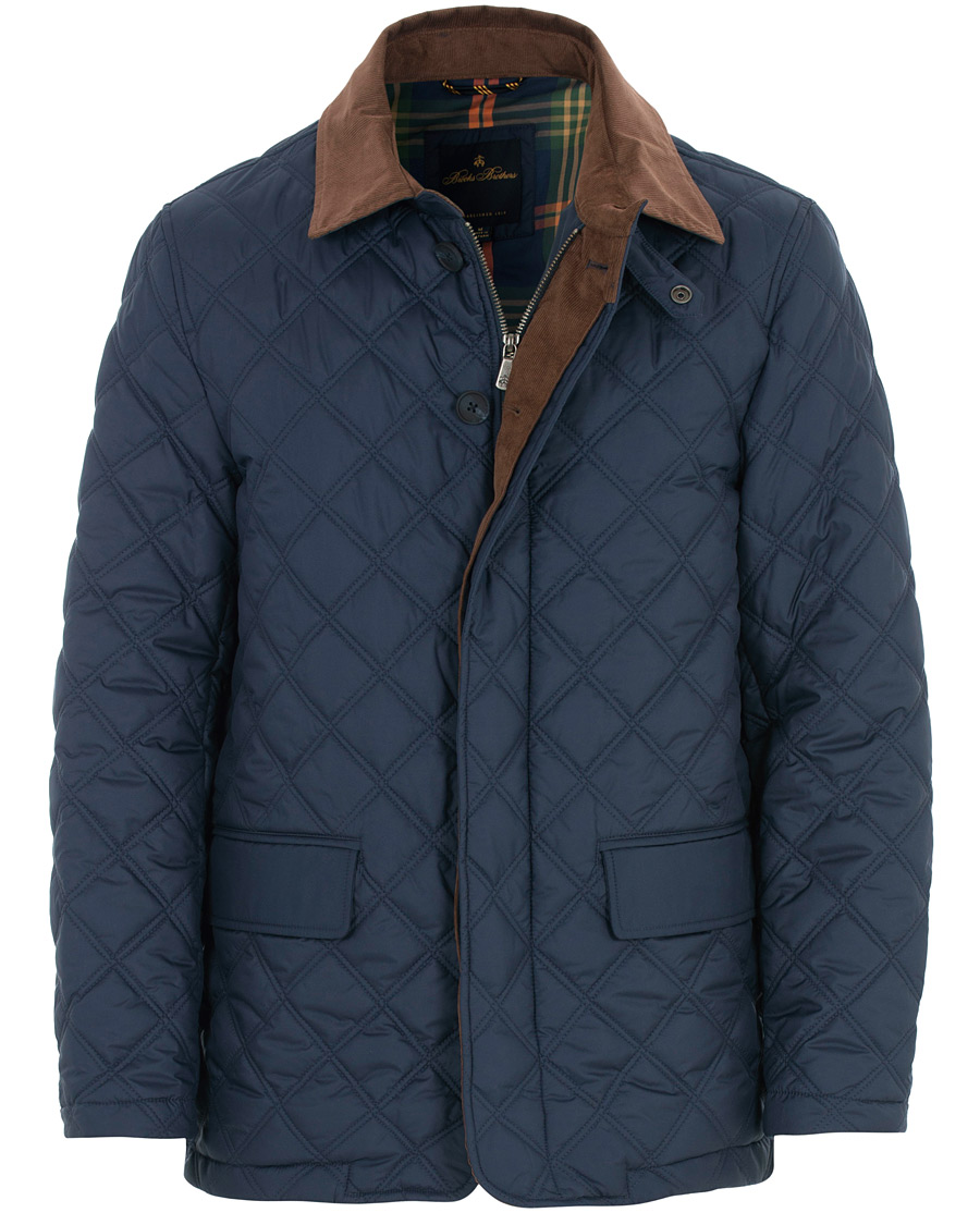 Herre | Jakker | Brooks Brothers | Quilted Husky Padded Jacket Navy