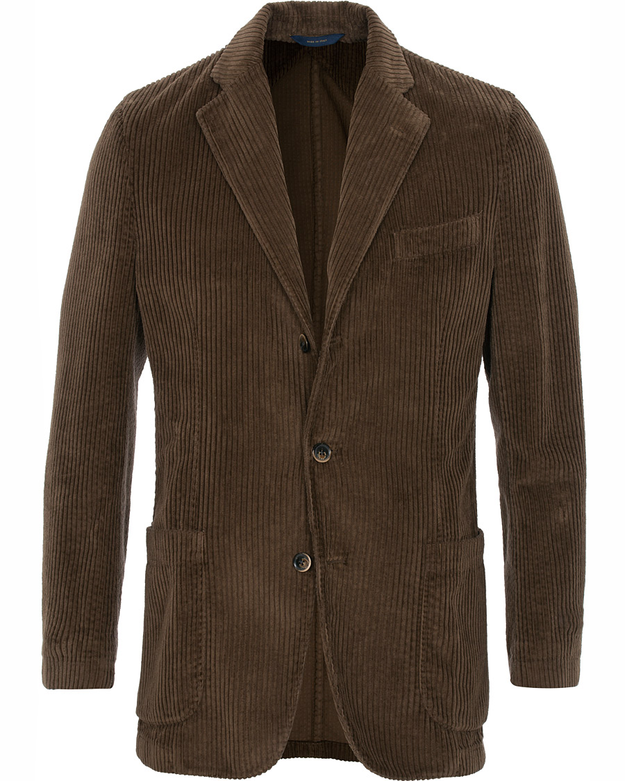 Herre | Dressjakker | Brooks Brothers | Soft Washed Corduroy Blazer Brown 48