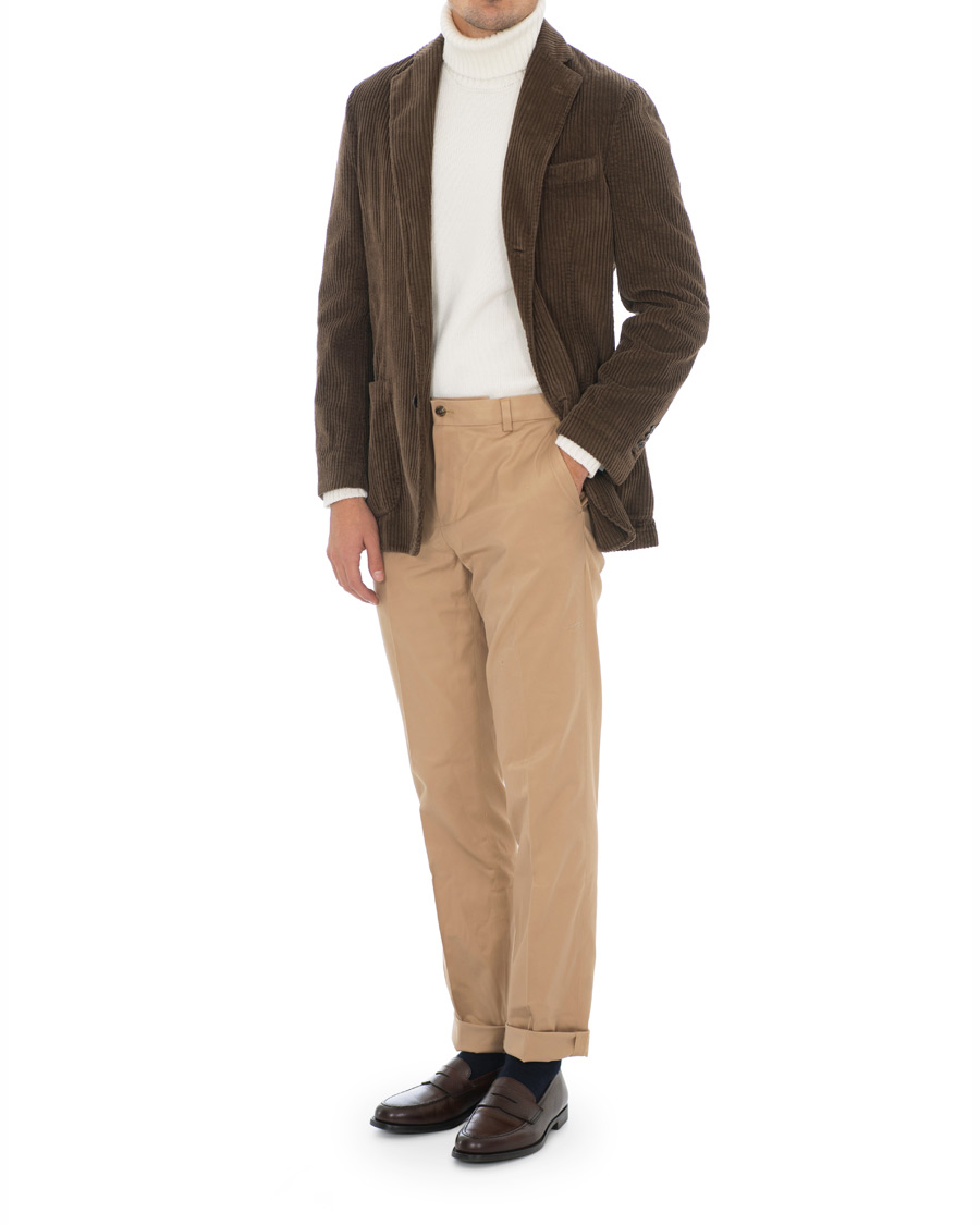 Herre | Dressjakker | Brooks Brothers | Soft Washed Corduroy Blazer Brown 48