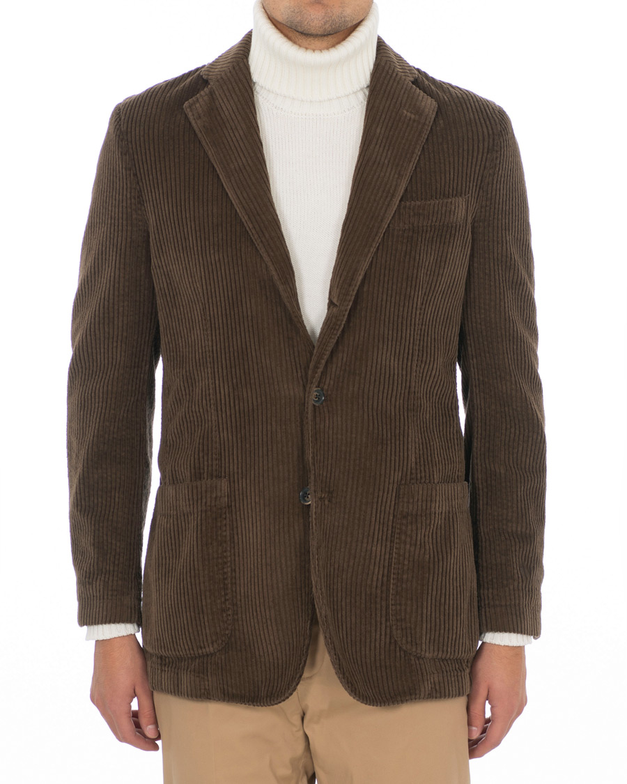 Herre | Dressjakker | Brooks Brothers | Soft Washed Corduroy Blazer Brown 48