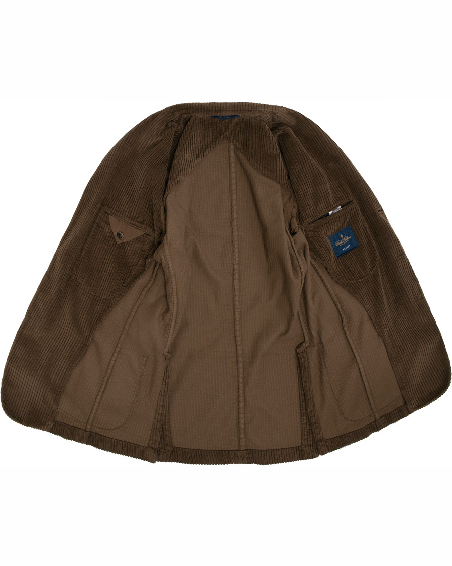 Herre | Dressjakker | Brooks Brothers | Soft Washed Corduroy Blazer Brown 48