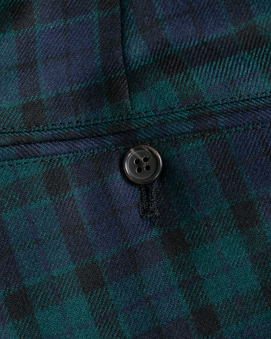 Herre | Bukser | Brooks Brothers | Blackwatch Tartan Trousers Blue/Green