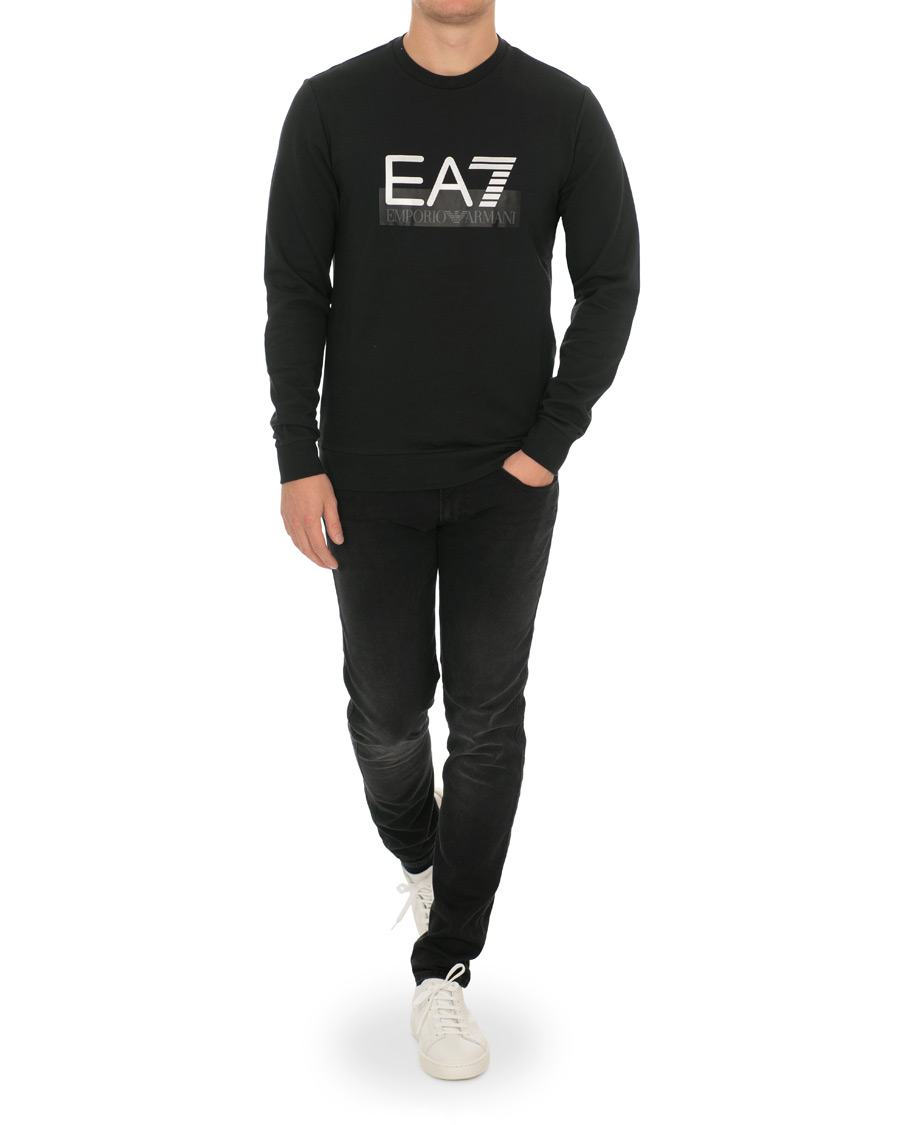 Herre | Gensere | EA7 | Crew Neck Sweatshirt Black