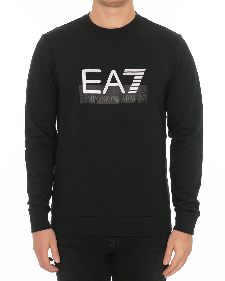 Herre | Gensere | EA7 | Crew Neck Sweatshirt Black