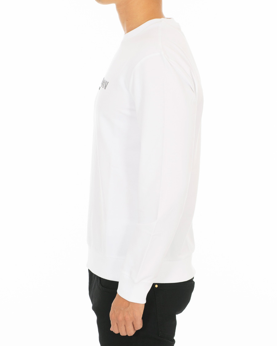 Herre | Gensere | Emporio Armani | Logo Crew Neck Sweatshirt White