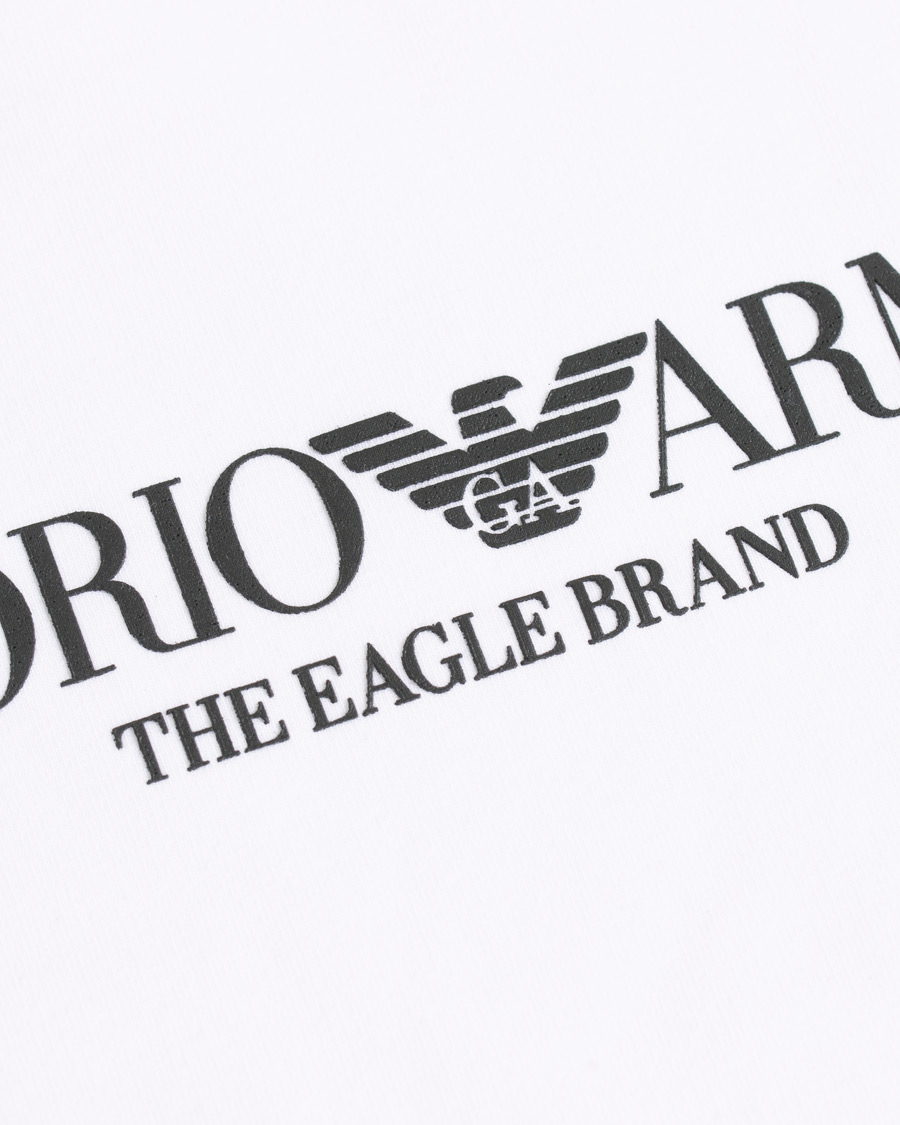 Herre | Gensere | Emporio Armani | Logo Crew Neck Sweatshirt White