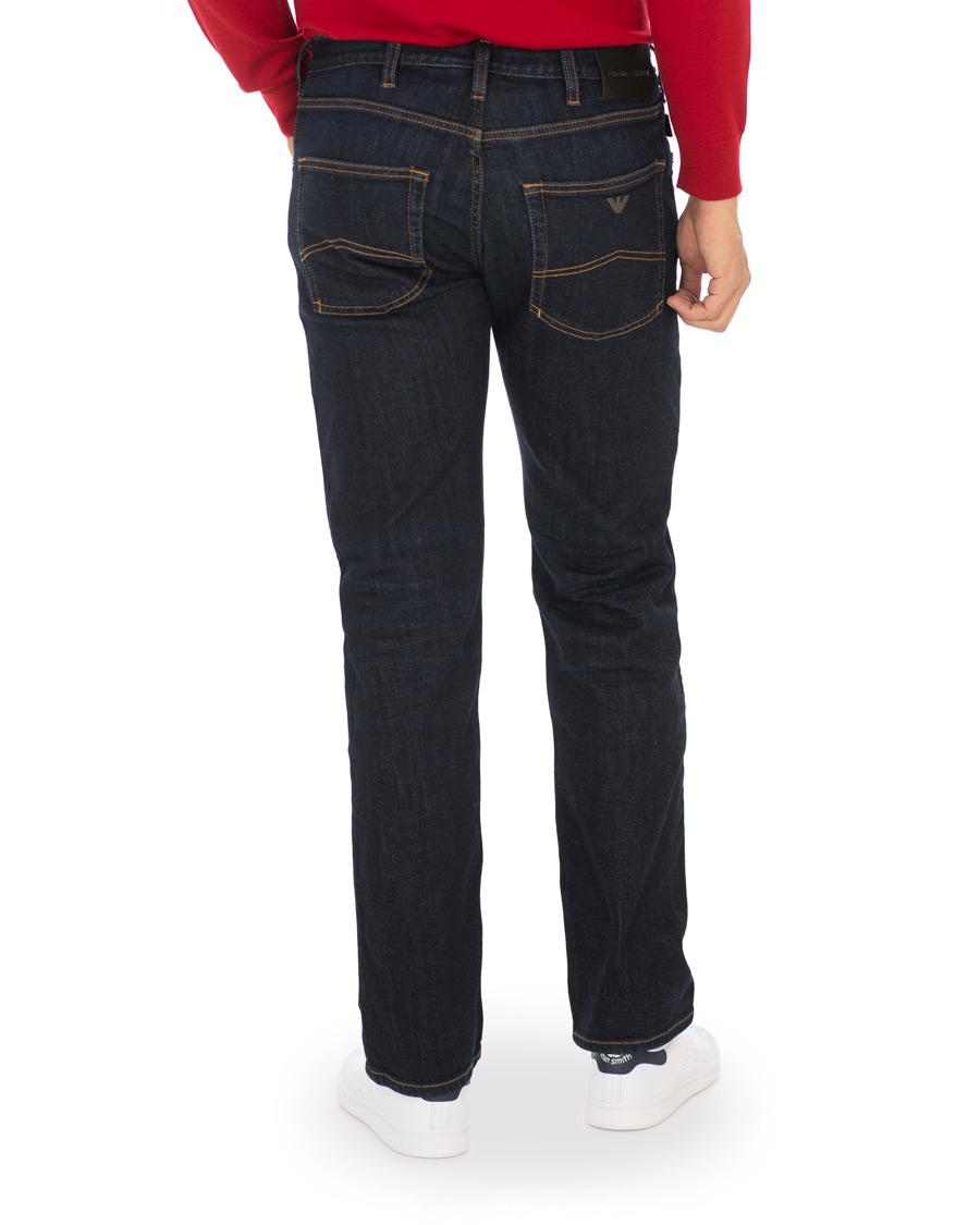 Herre | Jeans | Emporio Armani | Regular Fit Jeans Dark Blue