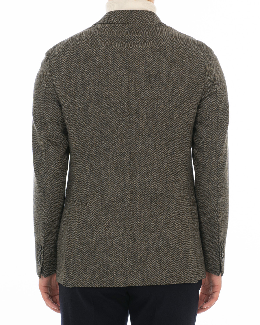 Herre | Dressjakker | The Gigi | Herringbone Tweed Blazer Grey