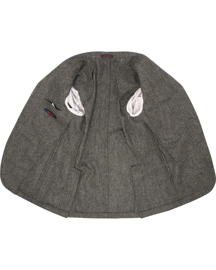Herre | Dressjakker | The Gigi | Herringbone Tweed Blazer Grey