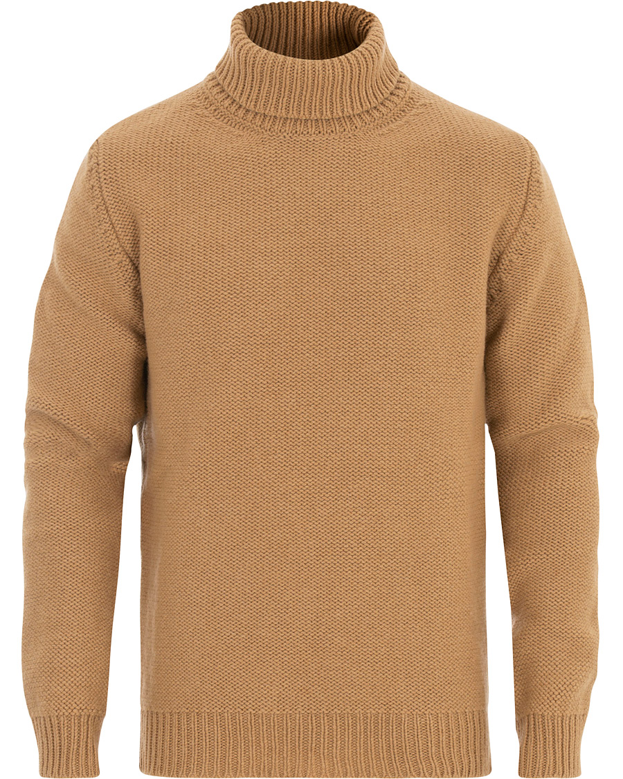 Herre | Gensere | The Gigi | Jeffrey Heavy Knitted Turtleneck Sweater Camel