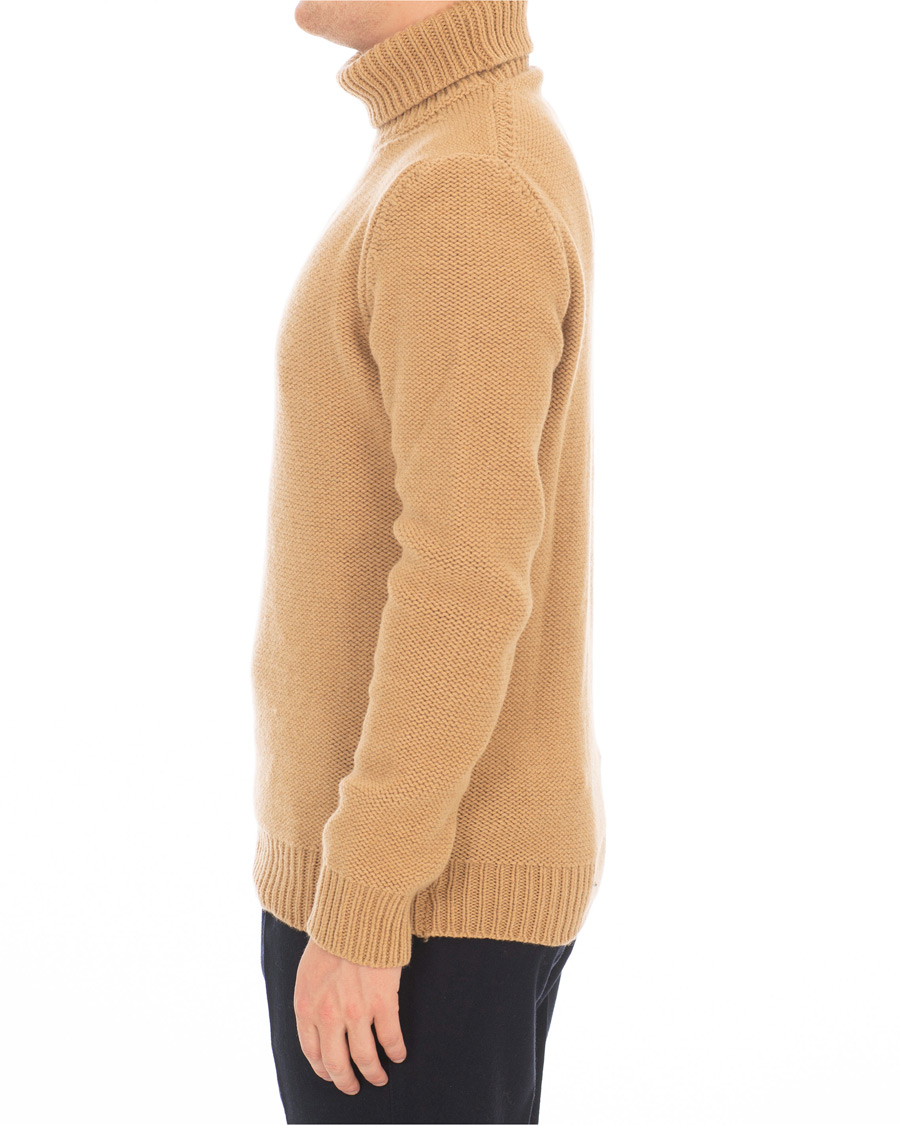 Herre | Gensere | The Gigi | Jeffrey Heavy Knitted Turtleneck Sweater Camel