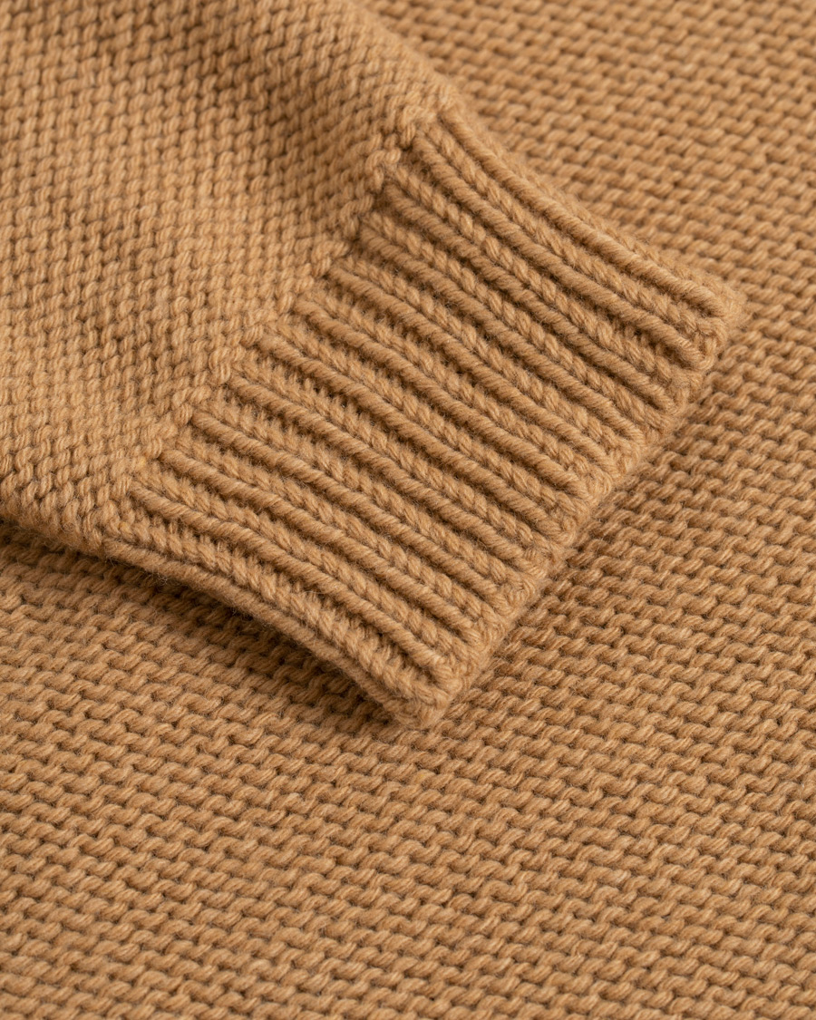 Herre | Gensere | The Gigi | Jeffrey Heavy Knitted Turtleneck Sweater Camel