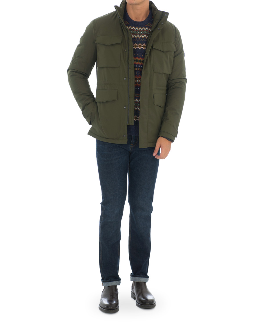 Herre | Jakker | J.Lindeberg | Tracher Tech Field Jacket Green