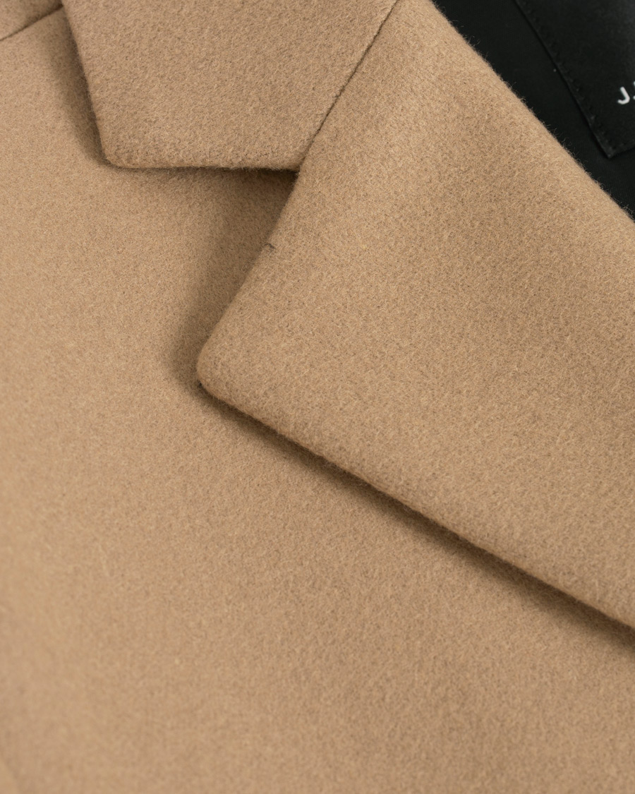 Herre | Jakker | J.Lindeberg | Wolger Compact Melton Coat Sand