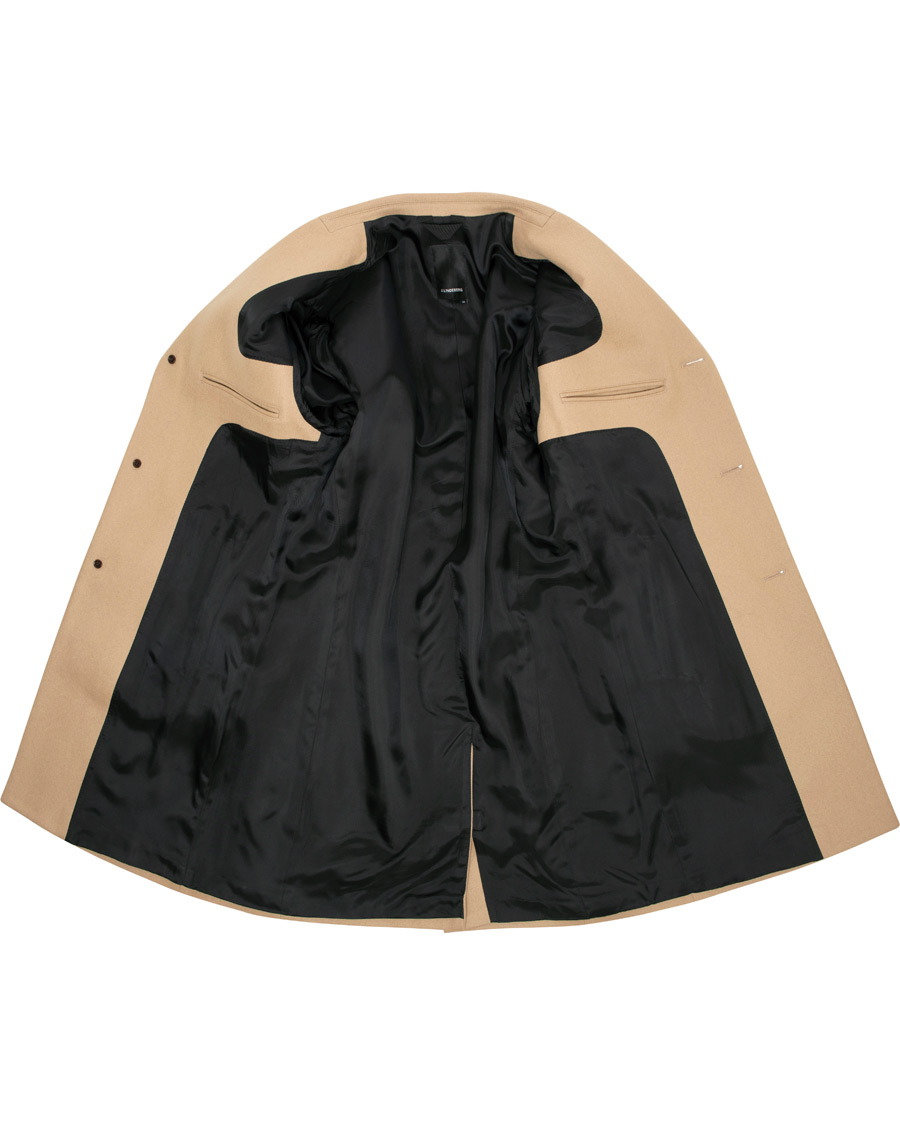 Herre | Jakker | J.Lindeberg | Wolger Compact Melton Coat Sand