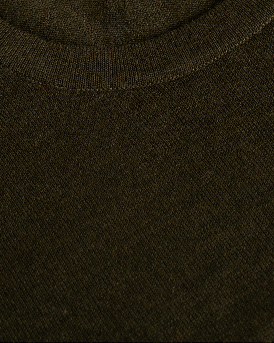 Herre | Gensere | J.Lindeberg | Lyle True Merino Crew Neck Pullover Green