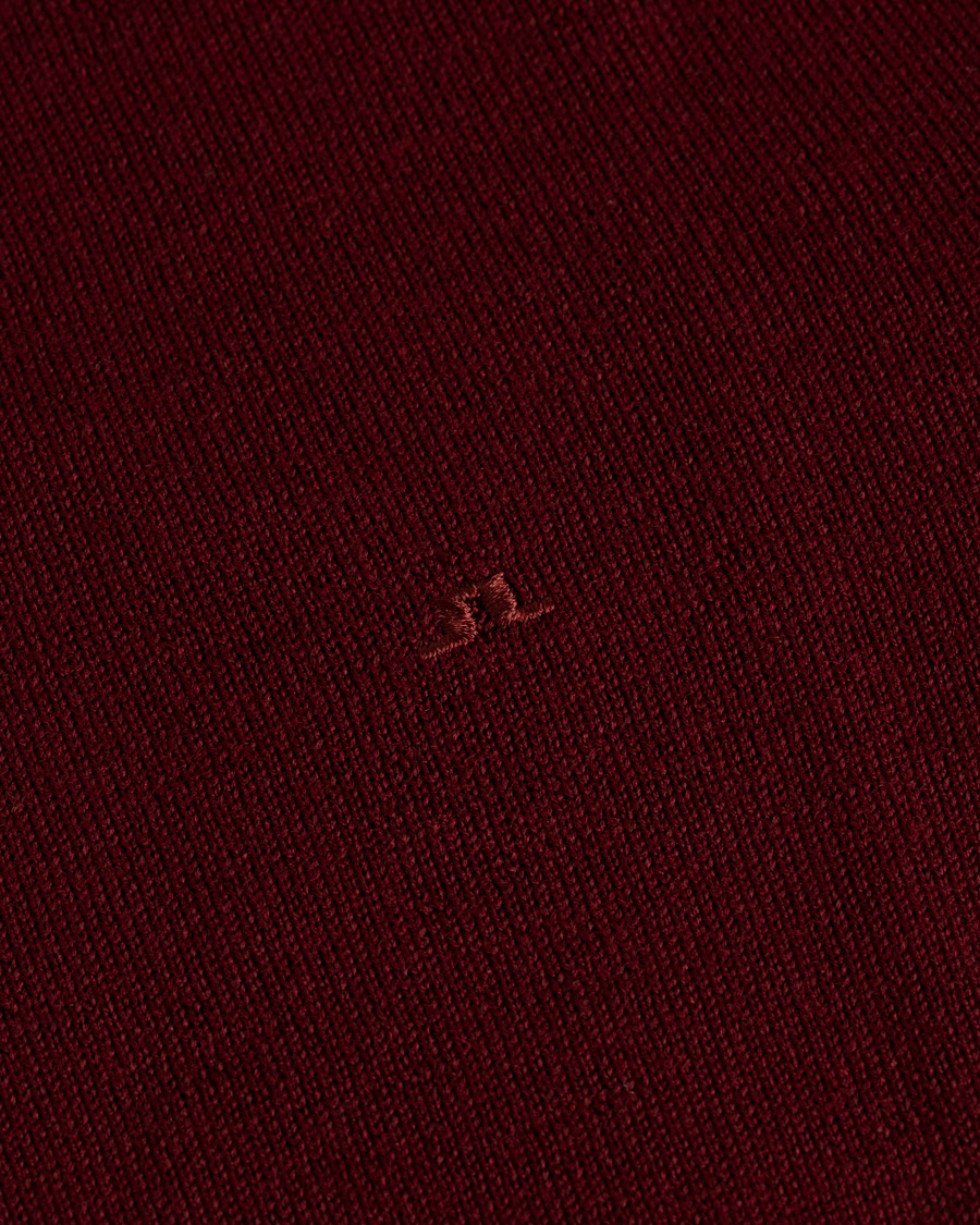 Herre | Gensere | J.Lindeberg | Lyle True Merino Crew Neck Pullover Wine Red