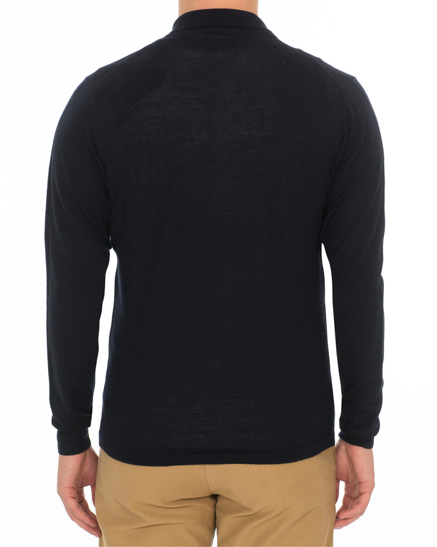 Herre | Gensere | J.Lindeberg | Nyle Full Zip Merino Navy