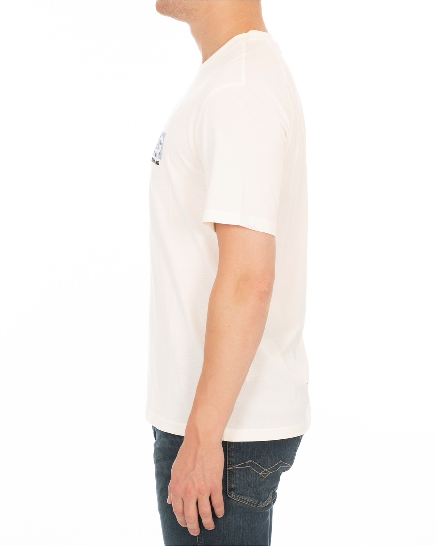 Herre | T-Shirts | J.Lindeberg | Jordan Printed Crew Neck Tee Off White