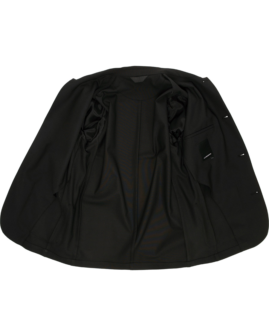 Herre | Skjorter | J.Lindeberg | Oxford Sport Stretch Wool Overshirt Black