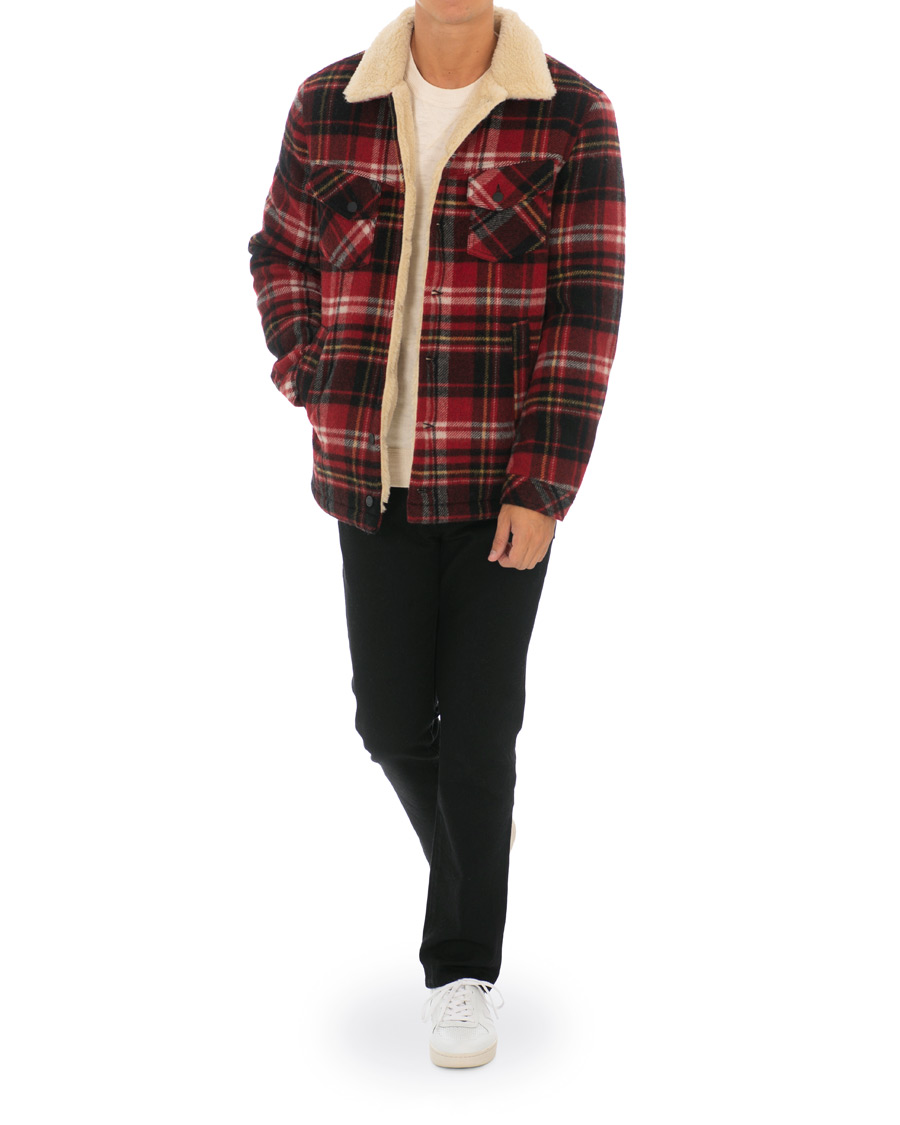 Herre | Jakker | Nudie Jeans | Lenny Plaid Jacket Red Alert