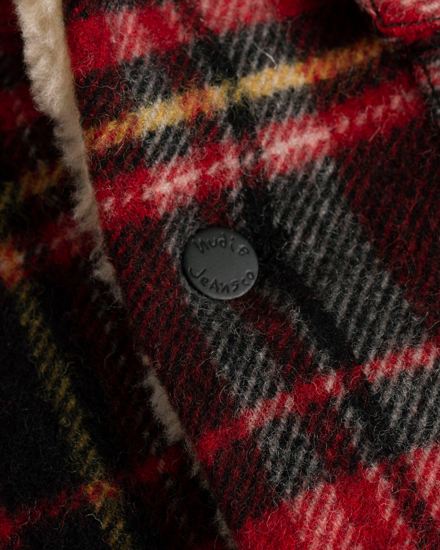 Herre | Jakker | Nudie Jeans | Lenny Plaid Jacket Red Alert