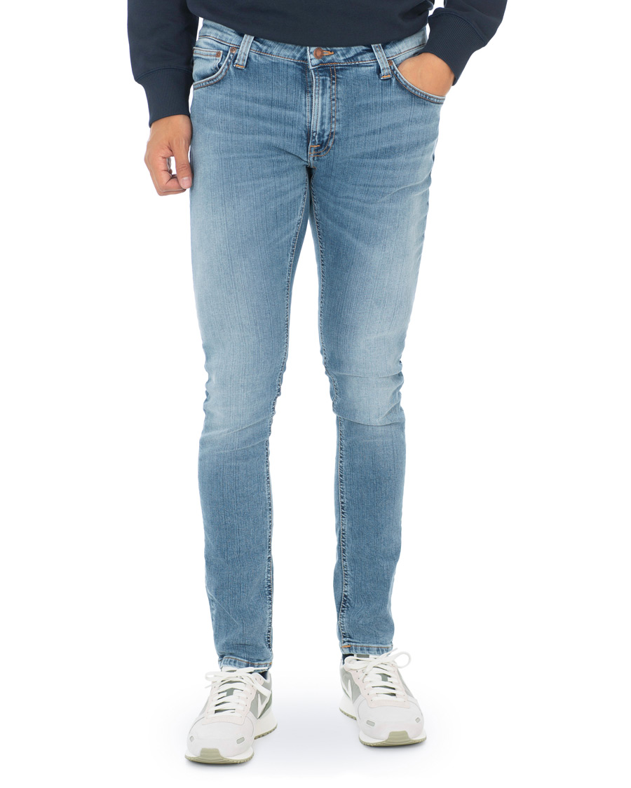 Herre | Jeans | Nudie Jeans | Skinny Lin Organic Jeans Isola Blue