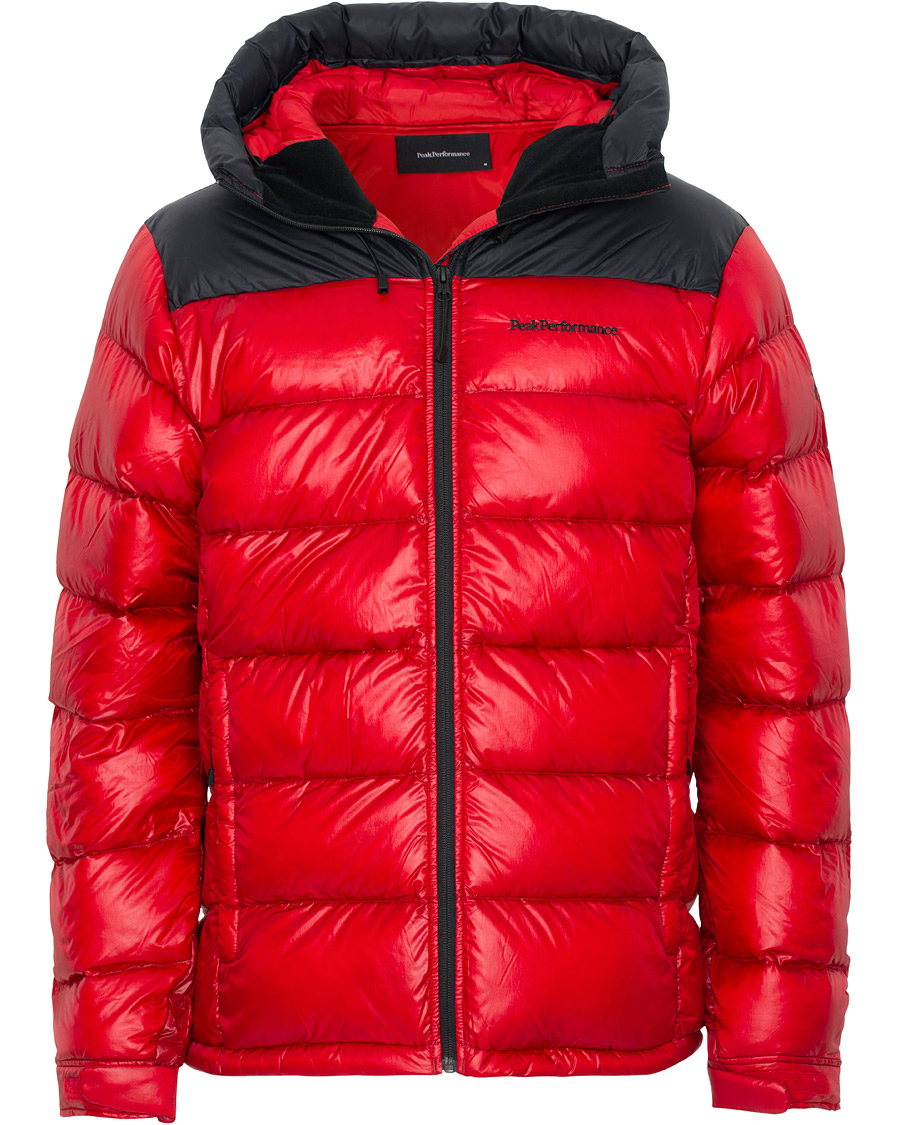 Herre | Jakker | Peak Performance | Frost Glacier Down Hood Jacket Red
