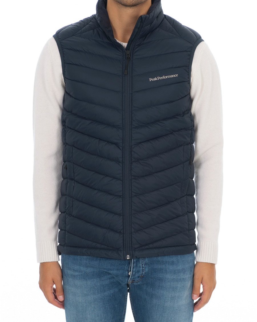 Herre | Jakker | Peak Performance | Frost Down Vest Blue Shadow