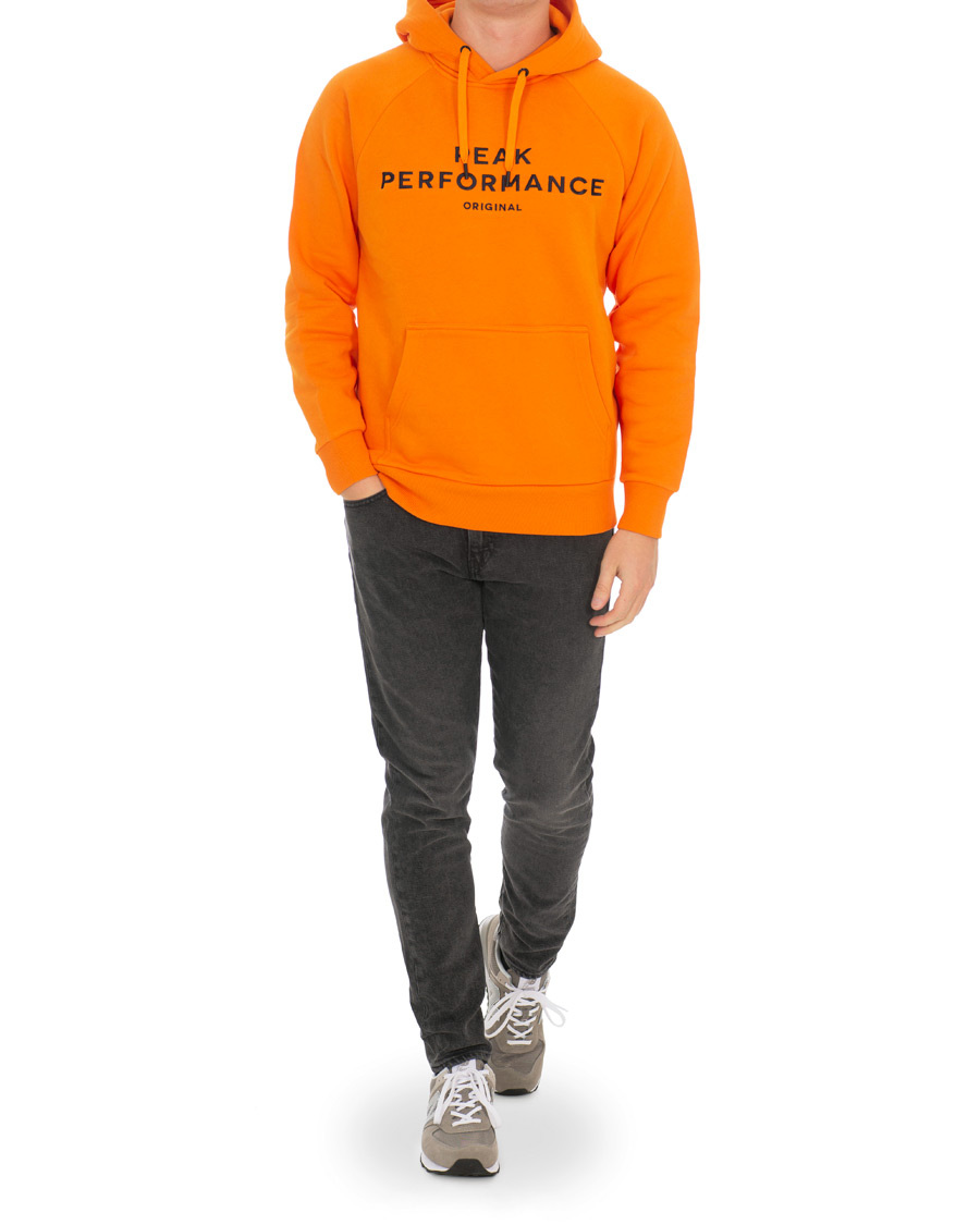 Herre | Gensere | Peak Performance | Logo Hoodie Orange