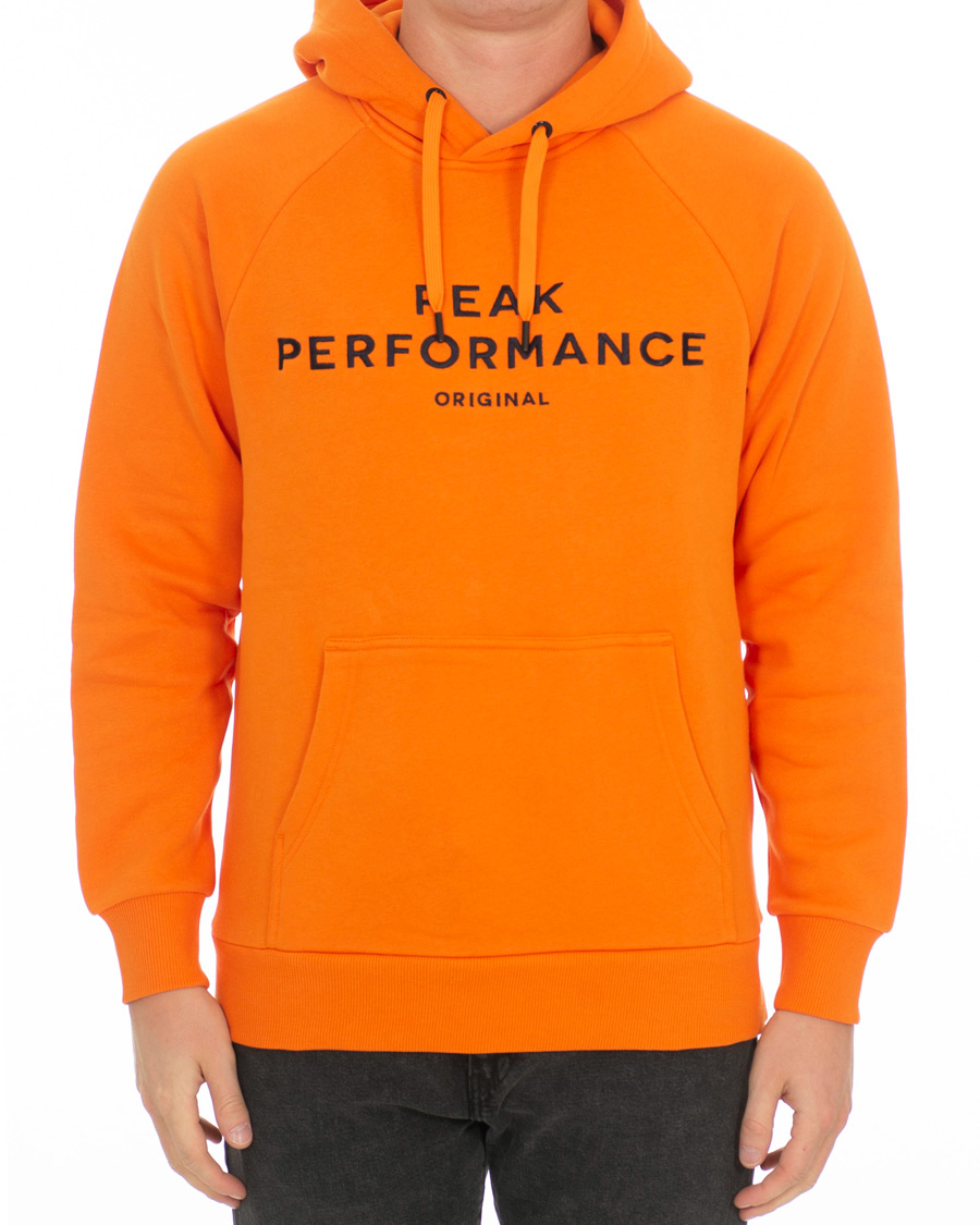 Herre | Gensere | Peak Performance | Logo Hoodie Orange