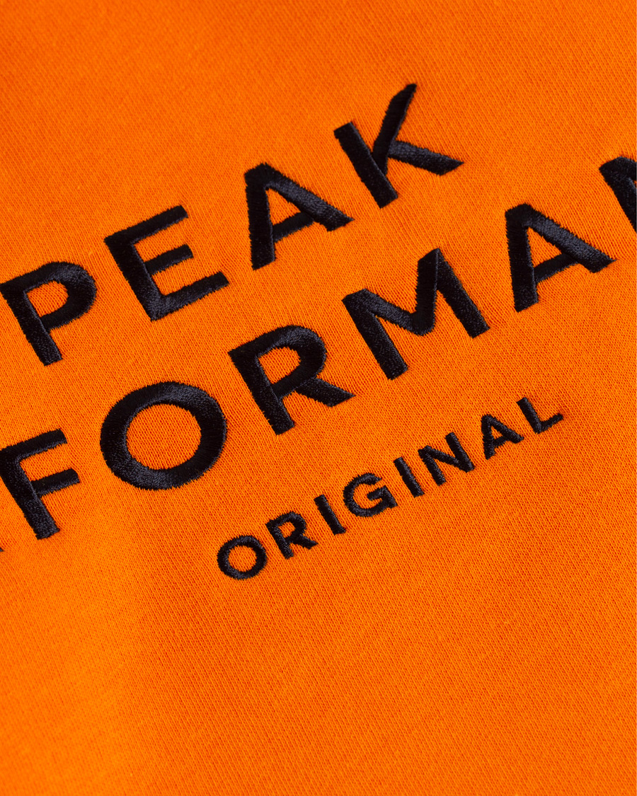 Herre | Gensere | Peak Performance | Logo Hoodie Orange