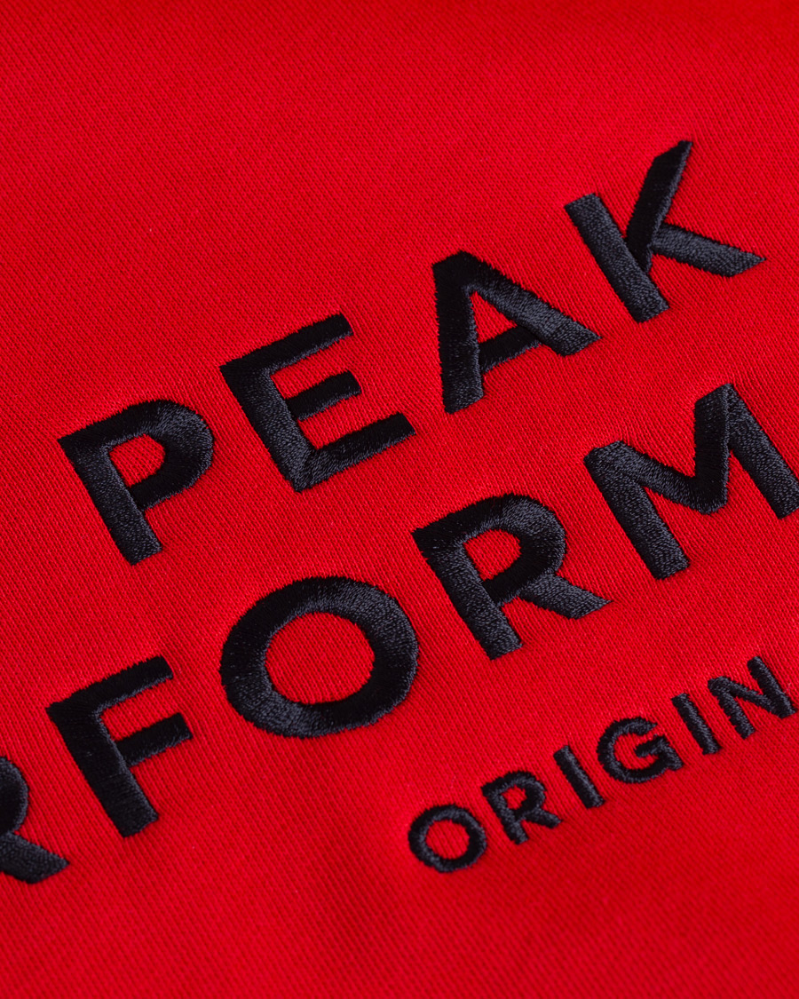 Herre | Gensere | Peak Performance | Logo Hoodie Red