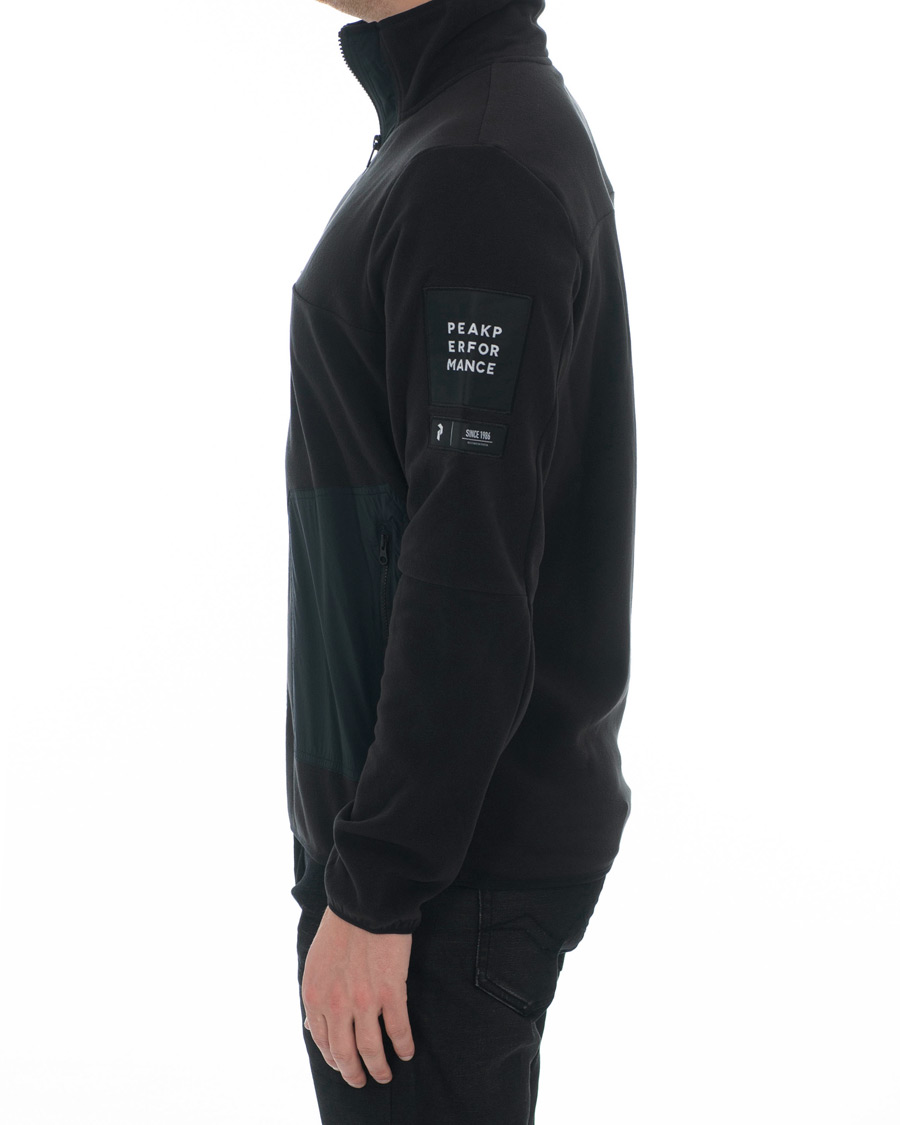 Herre | Gensere | Peak Performance | Fleece Half Zip Black
