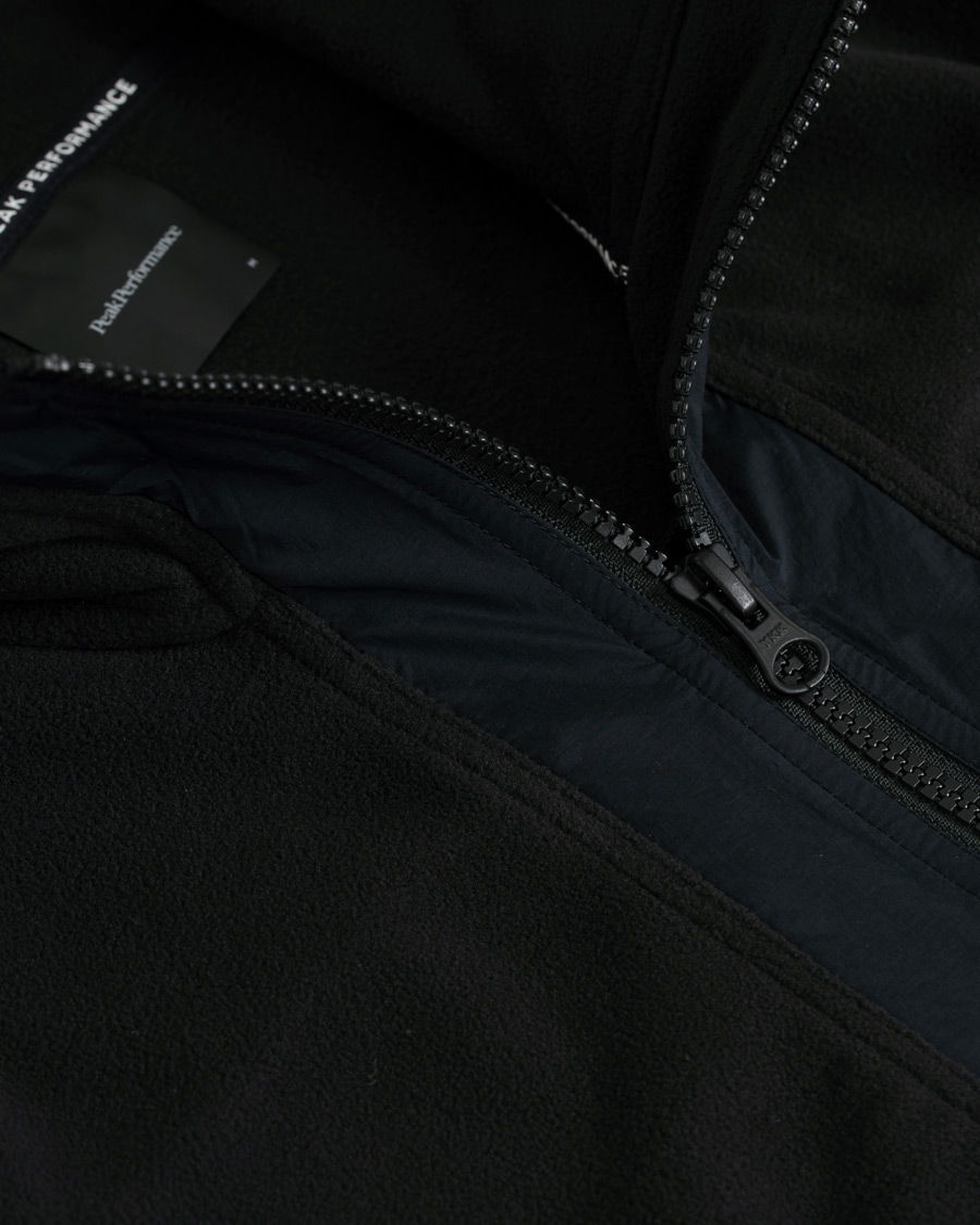 Herre | Gensere | Peak Performance | Fleece Half Zip Black