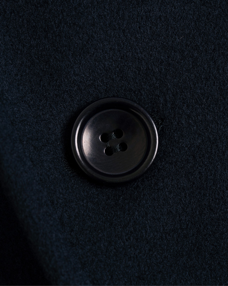 Herre | Jakker | Morris | Wesley Wool/Cashmere Coat Navy
