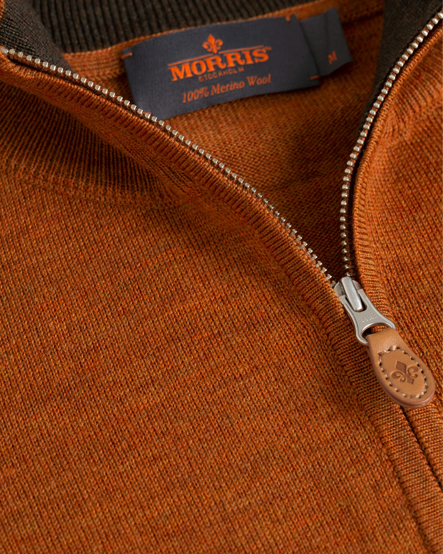 Herre | Gensere | Morris | John Merino Half Zip Camel