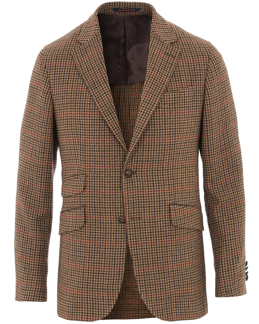Herre | Dressjakker | Morris | Strafford Tweed Check Blazer Brown
