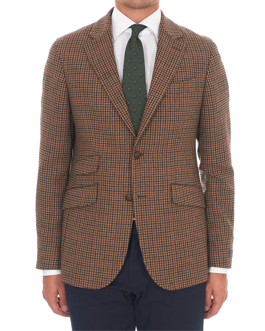 Herre | Dressjakker | Morris | Strafford Tweed Check Blazer Brown