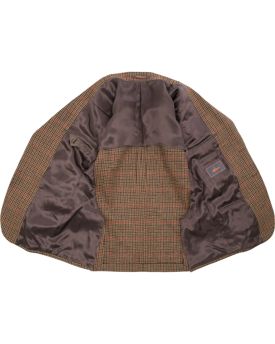 Herre | Dressjakker | Morris | Strafford Tweed Check Blazer Brown