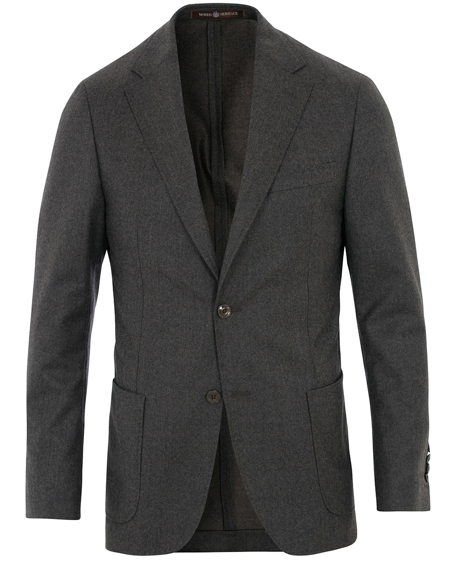 Herre | Dressjakker | Morris Heritage | Mike Patch Pocket Flannel Blazer Brown