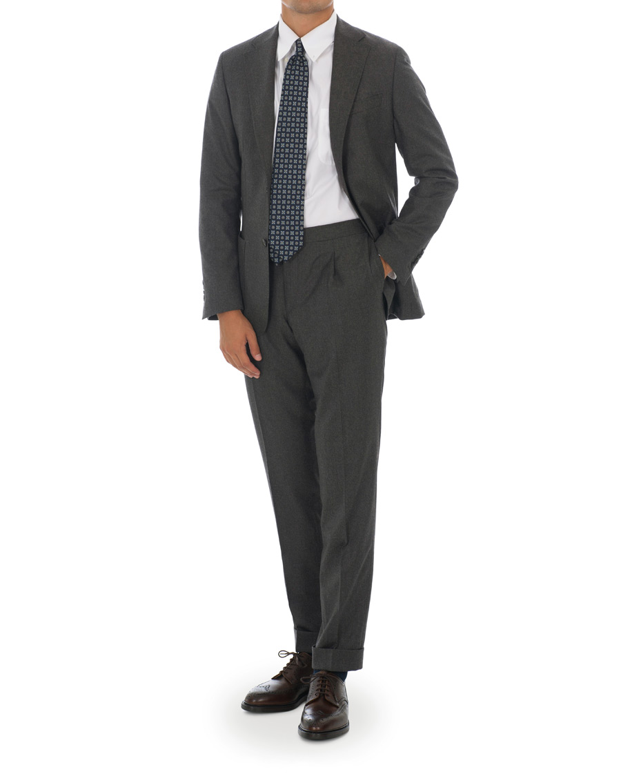 Herre | Dressjakker | Morris Heritage | Mike Patch Pocket Flannel Blazer Brown