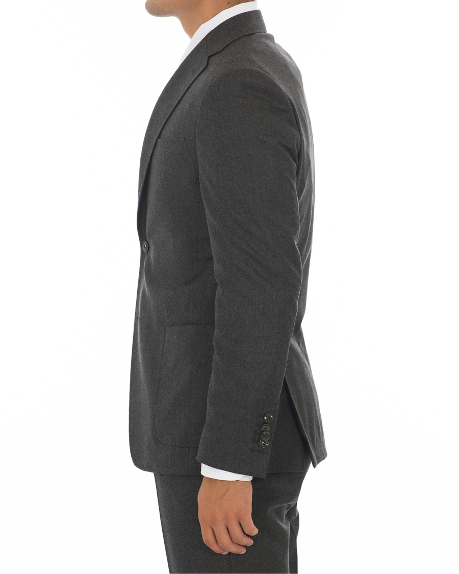 Herre | Dressjakker | Morris Heritage | Mike Patch Pocket Flannel Blazer Brown