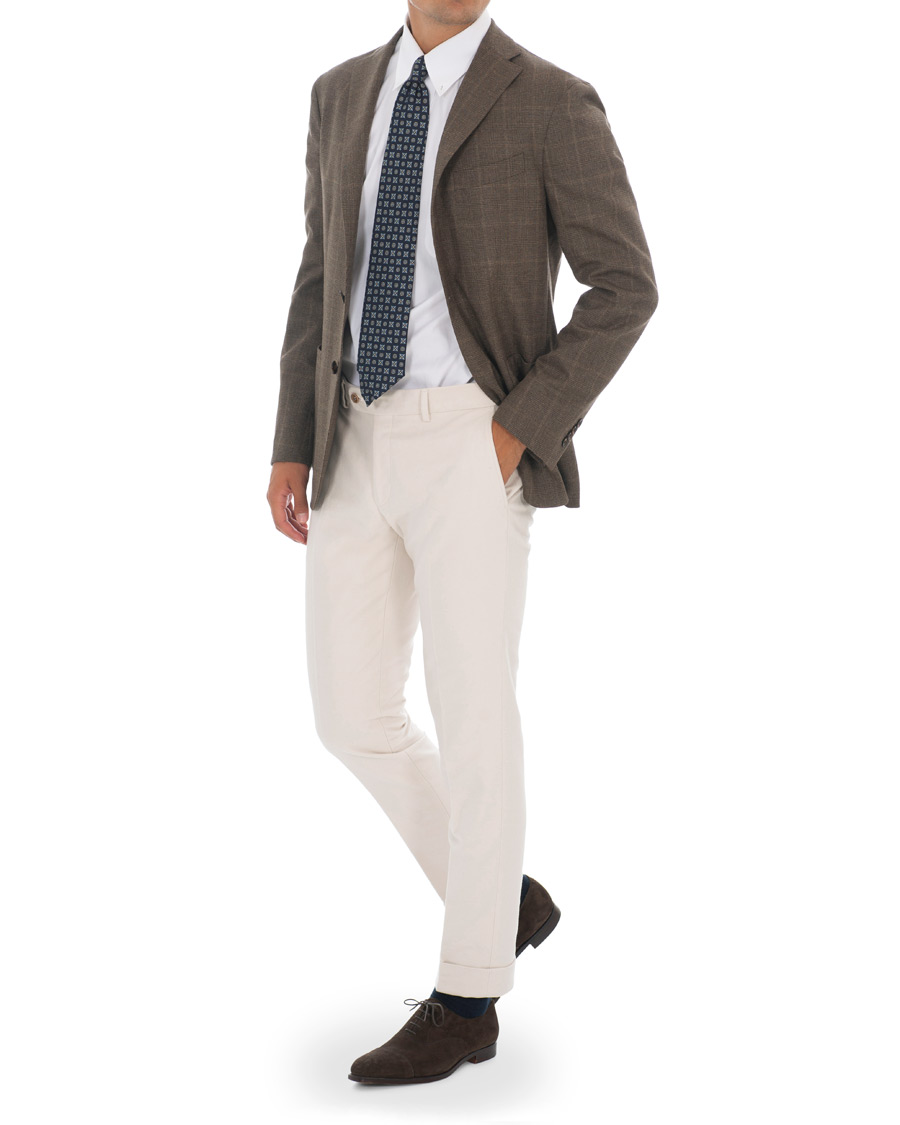 Herre | Bukser | Morris Heritage | Fred Moleskin Trousers Off white